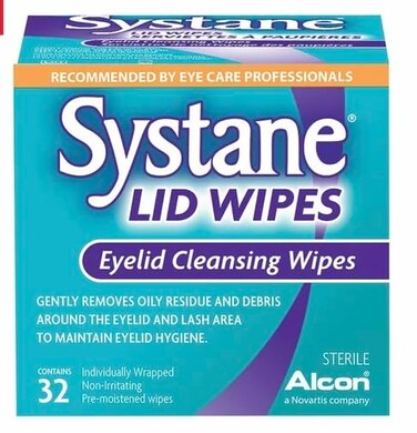 Premium Alcon -Lid Wipes Eyelid Cleansing Wipes, 32 Count (Pack of 3)