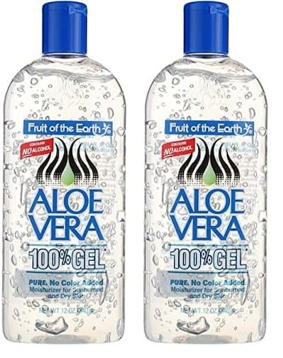 Fruit of the Earth Aloe Vera 100% Gel, 12 oz (Pack of 2)