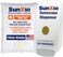 CoreTex Sun X 50+ 750mL Sunscreen Lotion Bladder &amp; Wall Mount Dispenser - Paraben, Oxybenzone, &amp; Octinoxate Free - Oil Free, Broad Spectrum (UVA/UVB) Sunscreen - Water &amp; Sweat Resistant Up to 80 Min.
