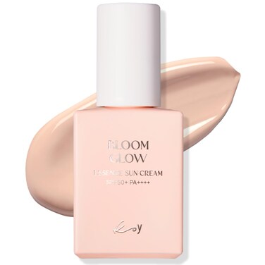KOY Bloom Tone-Up Glow Sun Care &ndash; SPF 50+ PA++++ with Diamond Radiance, Hyaluronic Acid, and Signature Rest Fragrance - Korean Sunscreen 1.01 fl oz(30ml) - Korean Skincare