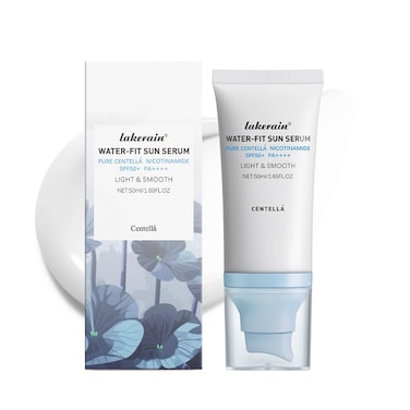 Centella Sunscreen SPF 50, Centella Water-Fit Sun Serum, Long-Lasting Protection, Nourishing Skin Protection and UV Defens.(Blue)
