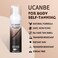 UCANBE Self Tanner Mousse - Sunless Self Tanning Foam, Fast Drying Fake Tan for Medium to Dark Skin Tone, Lightweight, Streak Free Golden Glow, 6.76Fl Oz - Deep