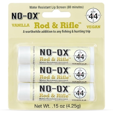Rod &amp; Rifle SPF 44 Lip Balm Sunscreen   Spf Lip Balm with Vitamin E  Broad Spectrum   Vegan   Water Resistant   Vanilla Flavor - 0.15 oz   3 Pack