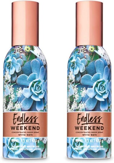 Bath &amp; Body Works Room Perfume Spray Endless Weekend 1.5 oz