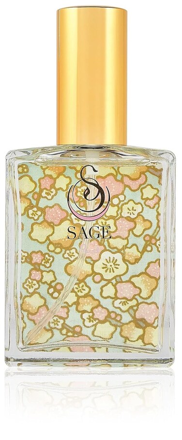 Pearl Organic Perfume Spray by Sage- 2 oz, Vegan &amp; Cruelty-Free, Subtle Scent, Vanilla, Sandalwood, Musk