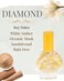 Diamond Organic Mini Perfume Spray by Sage- 1/2 oz, Vegan &amp; Cruelty-Free, Subtle Scent, Sandalwood, White Amber, Musk