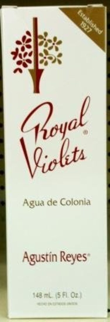 Royal Violets By Agustin Reyes 5 Oz Agua De Colonia Eau De Cologne Glass Bottle by Royal Violets
