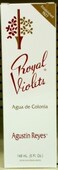 Royal Violets By Agustin Reyes 5 Oz Agua De Colonia Eau De Cologne Glass Bottle by Royal Violets