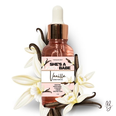 Vanilla Yoni Oil - Edible Yoni Oil - Scented Yoni Oil - 1oz