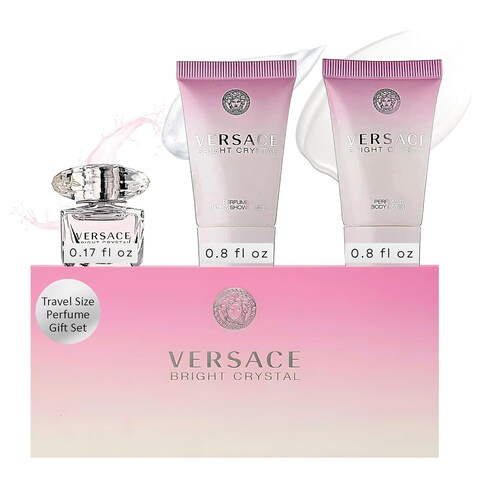 Versace Bright Crystal 3-Piece Miniature Set