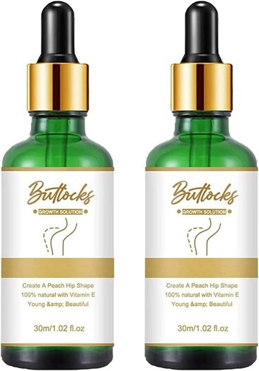 2pc Hiplift Buttocks Essential Oil, Butt Firming Enhancement Essential Oil for Women, Natural Herbal Hip Lift Up Massage Oil, Hip up Oil, Bigger Buttock Firm Massage Oil for Women