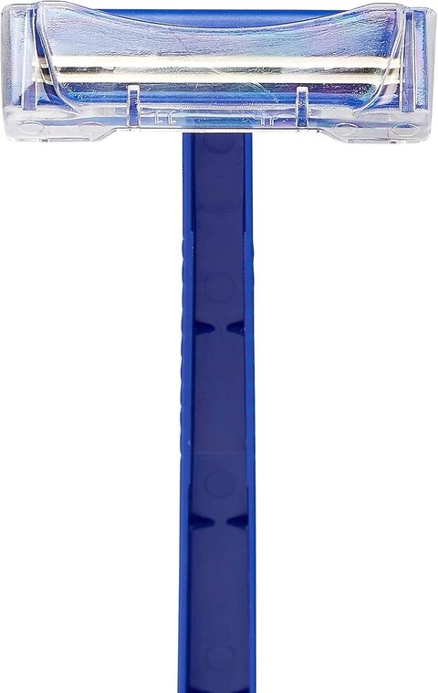 Medline Disposable Facial Razors with Twin Blades, Blue, Case of 500
