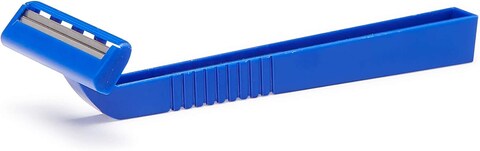 Medline Disposable Facial Razors with Twin Blades, Blue, Case of 500