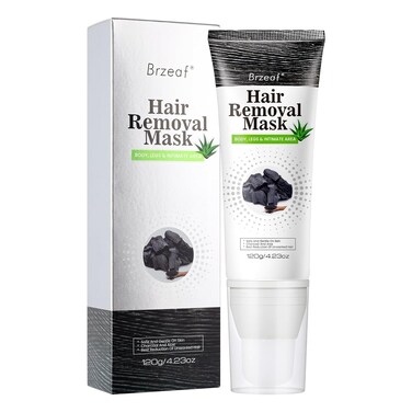 Brzeaf Hair Removal Cream, Mild Formula,Effective &amp; Painless, Hair Removal Mask, Legs, Bikini, Arms and Underarms Hair Removal, Depilatory Cream, Soothing Skin