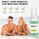 Hair Removal Spray, Hair Removal Cream for Women Men, Intimate Painless Hair Remover for Sensitive Skin, Depilatory Cream for Legs, Arms, Underarms and Private Areas, Non-Irritating Painless Flawless