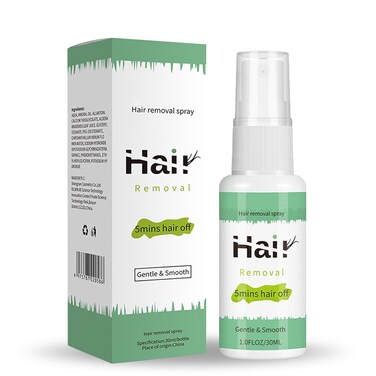 Hair Removal Spray, Hair Removal Cream for Women Men, Intimate Painless Hair Remover for Sensitive Skin, Depilatory Cream for Legs, Arms, Underarms and Private Areas, Non-Irritating Painless Flawless