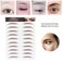 Eyebrows Waterproof, Eyebrow Stickers, Eyebrow Sticker, Eyebrow Tattoos Stickers Temporary Eyebrow Tattoos Eyebrow Transfer Sticker for Women (BROWN-06)