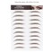 Eyebrows Waterproof, Eyebrow Stickers, Eyebrow Sticker, Eyebrow Tattoos Stickers Temporary Eyebrow Tattoos Eyebrow Transfer Sticker for Women (BROWN-06)