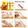 Roll On Wax kit, Wax Roller Kit for Hair Removal with 2 Honey Soft Wax Cartridge, 100 Non-Woven Wax Strips &amp; 10 Wipes, Sensitive Skin Roll on Waxing Kit for Women