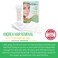 Andrea Hair Removal Wax Strips for the Face - 20 Applications, 2 packs