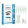 Beauty7 Men's Eyebrow Wax Strips Facial Wax Strips Hair Removal at Home Waxing Strips 24 pcs with Pearl Powder Essential Oil for Sensitive All Skin Types for Men
