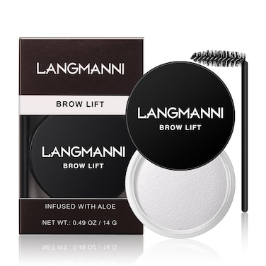 2 Pack Clear Eyebrow Shaping Wax - Long-Lasting Hold for Perfectly Groomed Brows - Easy to Apply, Non-Sticky Formula with Natural Ingredients - Vegan and Cruelty-Free Eyebrow Gel (Pack of 2)