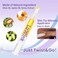 Eyebrow Shaper Wax Kit, Facial Waxing Pen, Sugar Wax Wand, Eyebrow Facial Hair Removal For Eyebrows, Upper Lip, Chin, and Moustache 20 Cotton Strips + 4 Wax Wipe