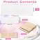 Ireer Wax Strips and Applicator Sticks Kit - 500 Non-Woven Strips, 500 Wooden Applicators for Facial, Body Hair Removal at Home or Spa - For Women and Men, Legs, Eyebrows