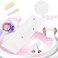 Ireer Wax Strips and Applicator Sticks Kit - 500 Non-Woven Strips, 500 Wooden Applicators for Facial, Body Hair Removal at Home or Spa - For Women and Men, Legs, Eyebrows