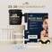 Lifestance Nose Wax Kit Men   150g Wax   Large Capacity Nose Hair Wax Kit with 40 Applicators, 25-30 Uses   Nose Wax Kit for Women   Nose Hair Waxing Kit for Men with Balm Wipes and Mustache Guards