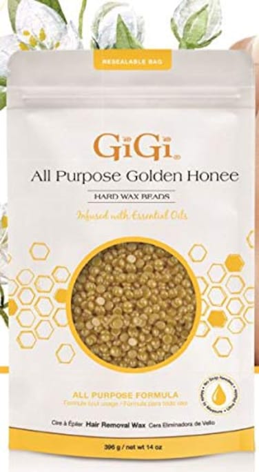 Gigi All Purpose Golden Honee Wax Beads 14Oz (Pack of 2)