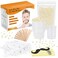 120g Nose Wax Kit for Men Women, Yovanpur Nose Hair Waxing Kit with More Nose Hair Wax Beads (20-30 USES), 30 Applicator, 15 Mustache Protector, 15 Paper Cups, 1 Measuring Cup - Easy and Quick