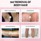 Gentle Beeswax Hair Removal Mousse and Foam Spray for Body Hair Removal (3PCS)