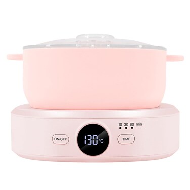 Wax Warmer Hair Removal, Adjustable Temperature, Digital Display Professional Hot Wax Warmer Pot with Silicone Bowl, Timer setting