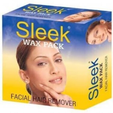 Katori Wax 80 Gram Facial Upper Lips Wax Face hair Remover, Small, Yellow