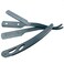 Stainless Steel Straight Edge Barber Shaving Razor Sicastar&reg; Folding Straight Razor Single Edge Replaceable Blades fit for All of Double Edge Razor Blades (Silver)
