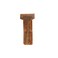 JJNUSA Handmade Sleeve Travel Pouch Leather Safety Razor Case, Double Edge Razor 4.5", Old Fashioned Razor Sleeve Shaving Accessories Men's Shaving Razor Flower Brown