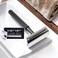 Parker 78R Double Edge Safety Razor with 5 Safety Razor Blades, Women &amp; Men&rsquo;s Safety Shaving Razor, Reusable Razor, Plastic Free &ndash; Graphite