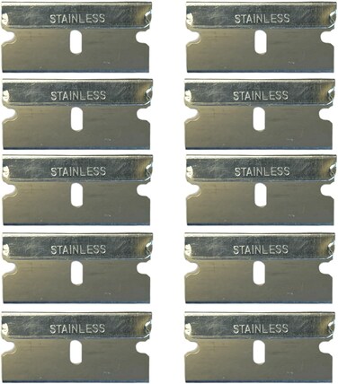 LiME LiNE Single Edge Razor Blades, Automotive Grade, Stainless Steel,10 Pack