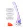 Billie Razors for Women Shave Kit &amp; Body Buffer - Pre-shave Exfoliating Bar - 3.5 oz &amp; Whipped Shave Cream - Lavender &amp; Bergamot Scent - 6.5 fl oz