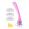 Billie Razors for Women Shave Kit &ndash; Women&rsquo;s Razor + 4 x 5-Blade Razor Refills + Magnetic Holder &ndash; Malibu &amp; V Smooth - Shave Gel + Cleanser for Pubic Hair &amp; Skin - pH-Balanced