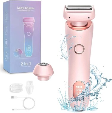 Dusk Razor for Women,The Glide Pro 3.0 Razor,Duskofficial Razor,Dusk Glide Pro 3.0, Electric Shaver for Women,Wet and Dry, Painless Hair Removal, Removable Head(Pink)