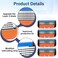 8PCS Blades Refills for Fusion 5 Razor, Extra Smooth 5 Layered Razors Refills, Razor Blades Men