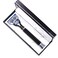 Parker, Deluxe Black Gillette Fusion Compatible Razor with Long Textured Handle