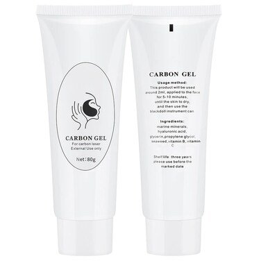 Carbon Peeling Gel, Gel for Laser Hair Removal Facial Skincare, Black Doll Carbon Peel Cream for Facial Deep Cleansing &amp; Rejuvenation(1PC)