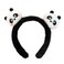 AEGYPIUS Panda Ears Headband, 5.5 Inches Soft Plush Panda Ears Headband Adult Panda Headband Adult, Panda Ear Headband Panda Head Panda Bear Ears Black Bear Ears Headband White Bear Ears Headband