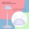 Wig Stand - Plastic Wig Stand 2 Packs Portable Foldable Wig Hat with Velvet Cover Holder Height Adjustable (12-18.8 Inches) Easy to Install Support Wig Display Stand (white)