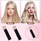 10 PACK Volumizing Hair Root Clips for Curly Hair Volume Fluffy Hair Clips Root Lift Tool Heatless DIY Hair Curler for Long and Short Hair (White)