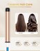 1 1/4 Inch Extra Long Barrel Curling Wand, Ceramic Tourmaline Curling Wand Professional Dual Voltage with Adjustable Temperature