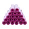 20pcs Hair Perm Rods Fluffy Perming Rod Hair Roller Curler Hairdressing Tool Kit(Purple ) Styling Tools &amp; Appliances (Purple)